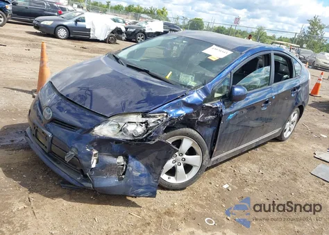 2012 Toyota Prius Five из США, поврежденный, VIN JTDKN3DUXC1559949